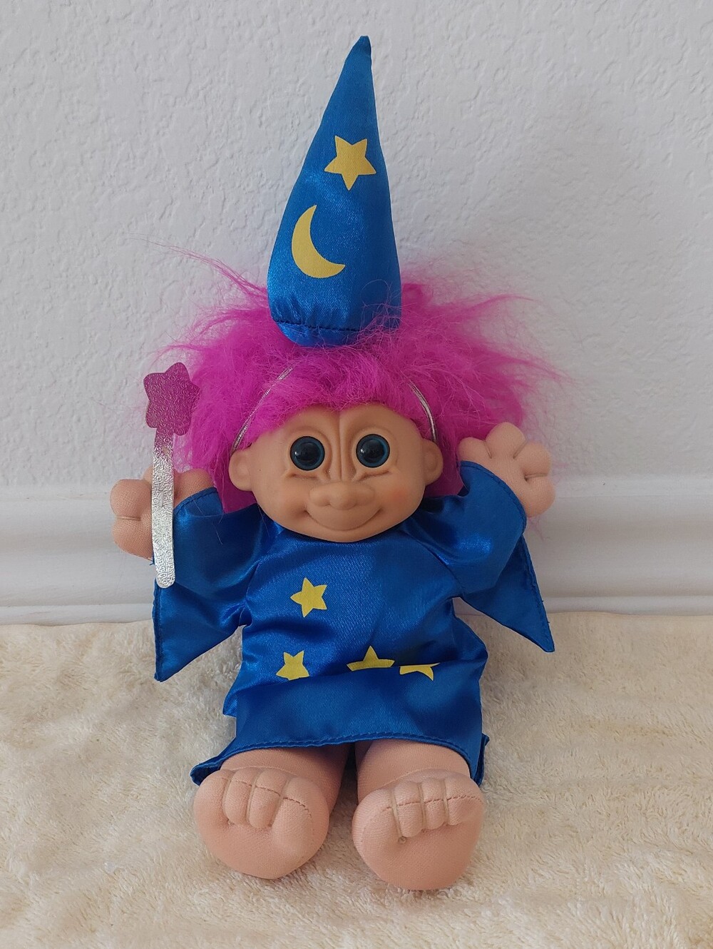 RUSS BERRIE "MY LUCKY WIZARD" Troll Doll